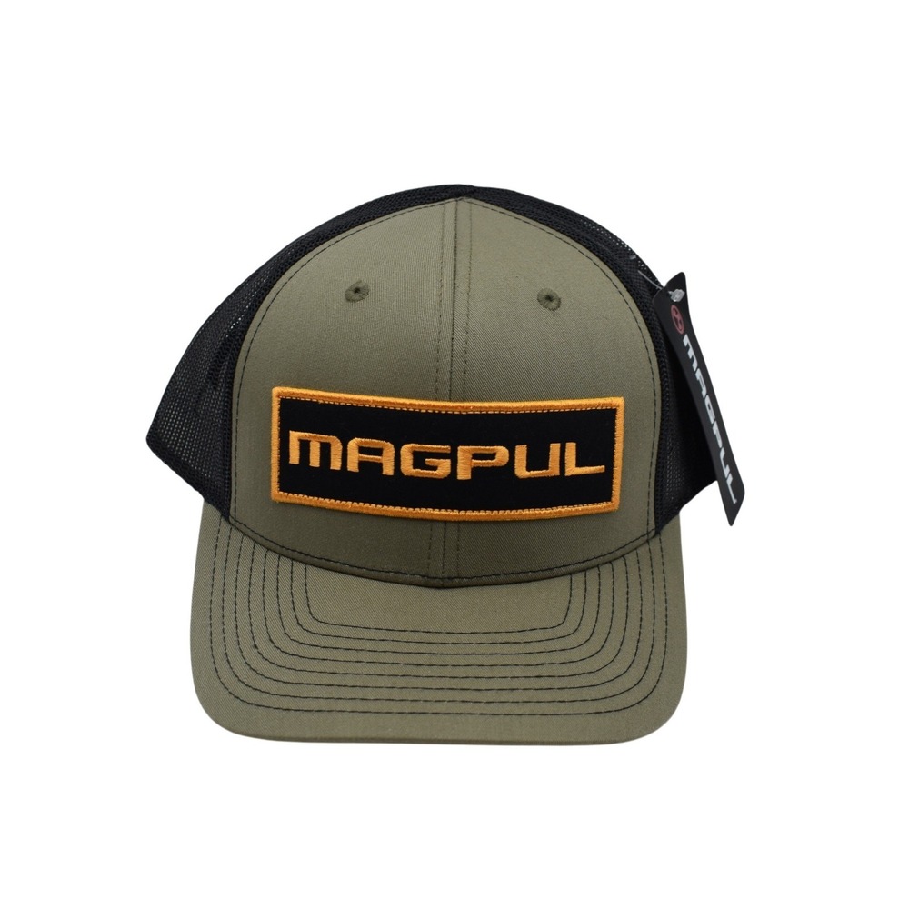 Magpul Adjustable Meshback Snapback Trucker Hat Cap Olive Green Black NWT